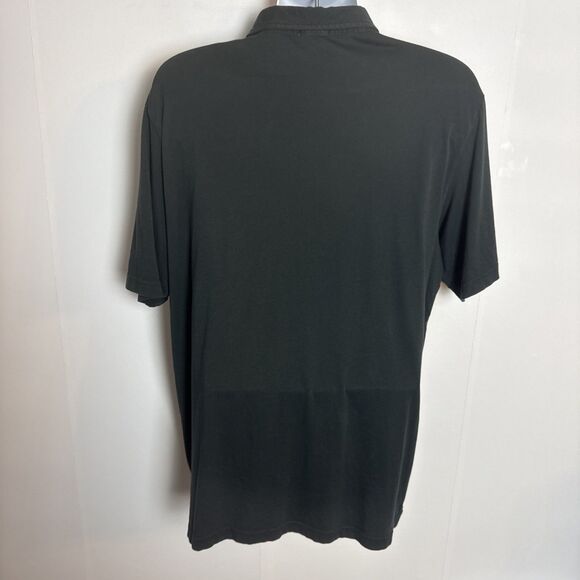 Peter Millar Mens Polo Shirt XL Black Pima Cotton Short Sleeve Casual‎ Golf - Picture 7 of 11